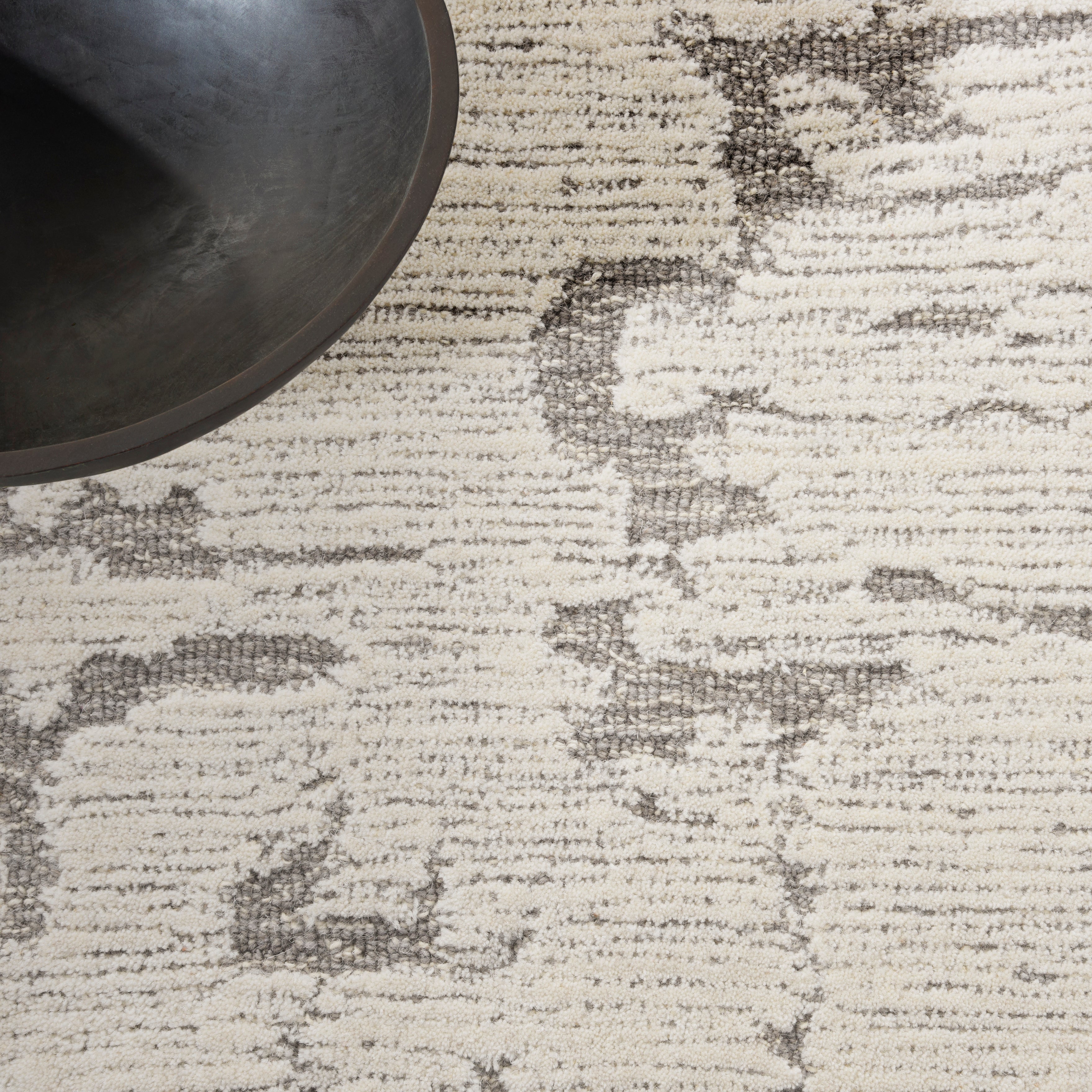 Calvin Klein CK009 Sculptural SCL01 Grey Large Rectangle Rug